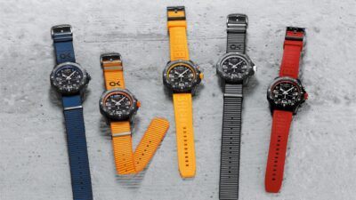 02 The Endurance Pro Collection with colorful rubber and ECONYL yarn NATO straps 2048x1533 min