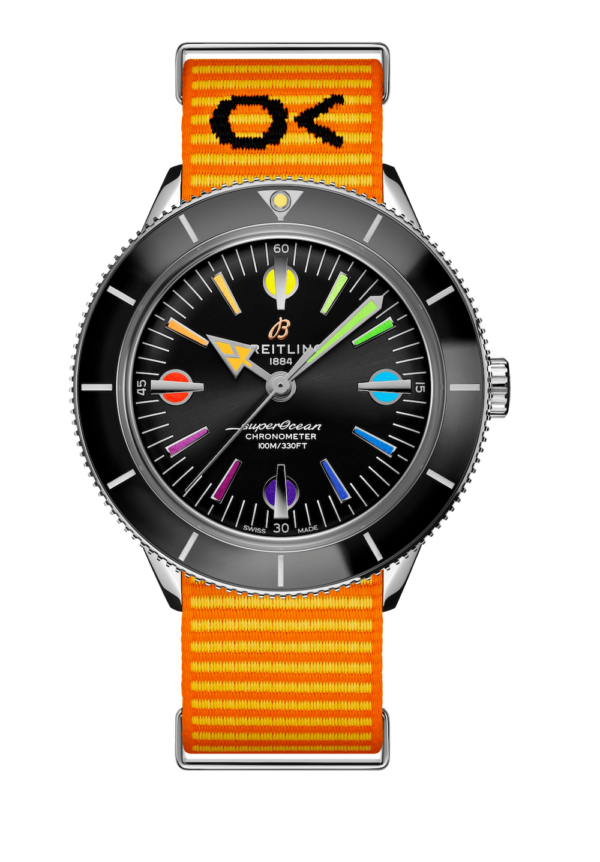 24 superocean heritage 57 limited edition with an orange outerknown econyl yarn nato strap min