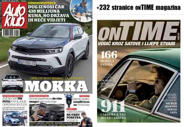 Naslovnice Auto kluba i onTIME magazina