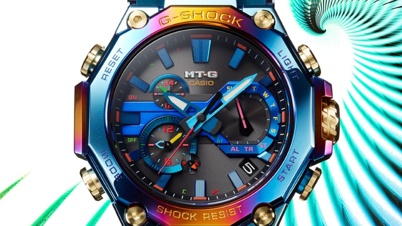 G Shock Mt G Blue Phoenix Vrhunska Tehnologija Ispod Duginih Boja Tilia Speculum