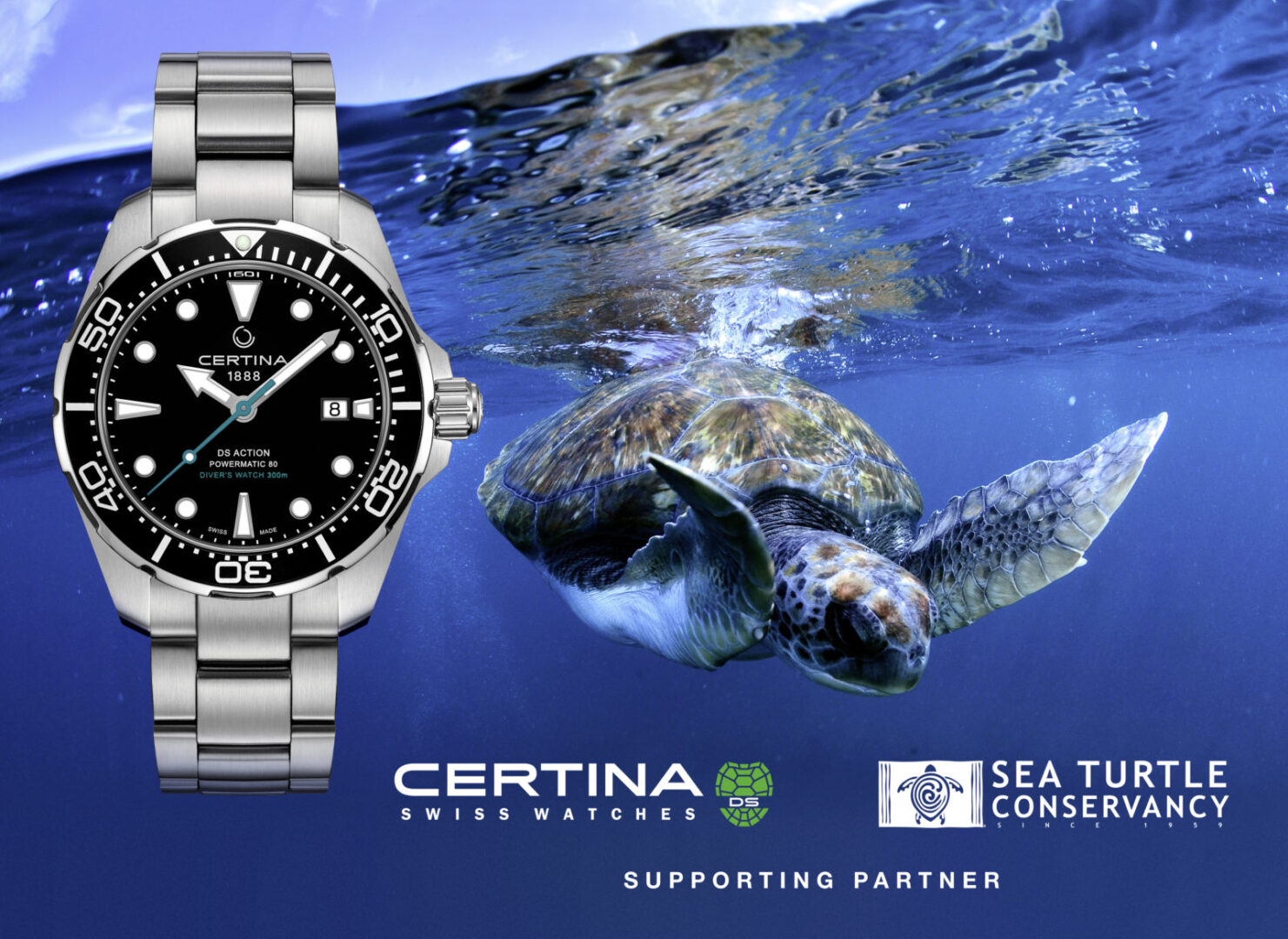 Certina DS Action Diver Sea Turtle Conservancy Special Edition | lupon ...