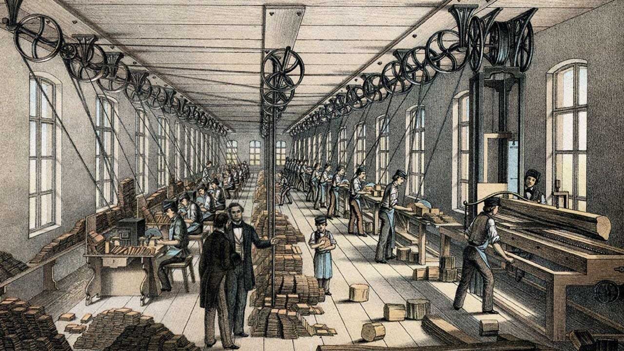 Faber Castell production 1861