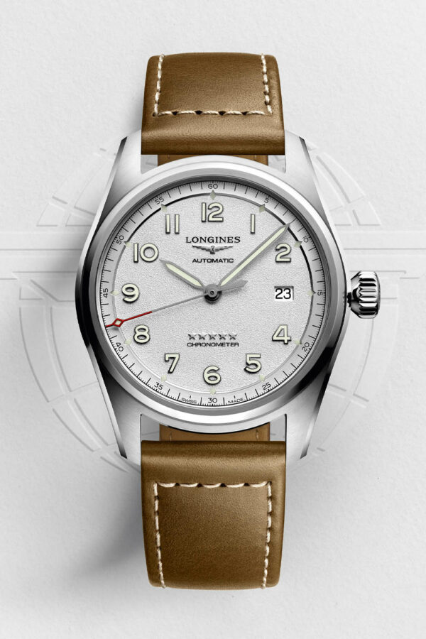 Longines Spirit Collection 2020 silver grained dial 2