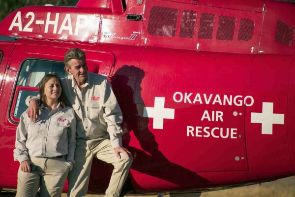 Misha S. Kruck i Christian Gross osnivaci Okvango Air Rescua