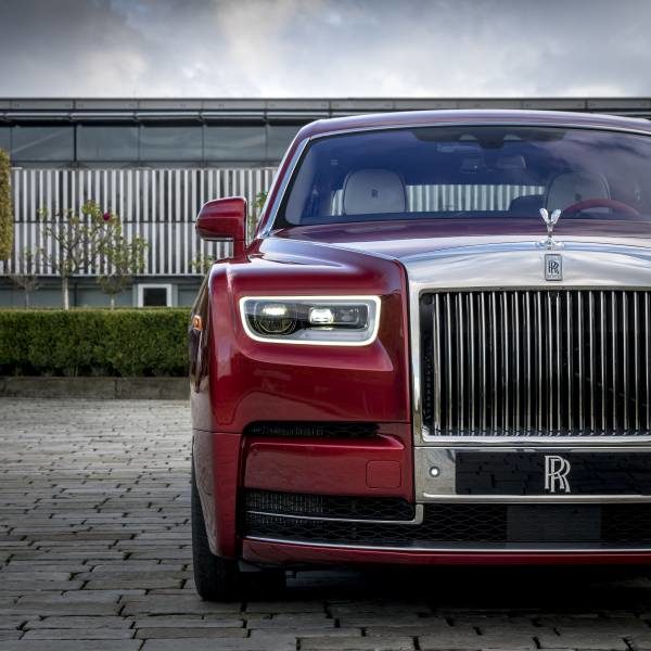 Rolls-Royce Red Phantom AIDS charity 