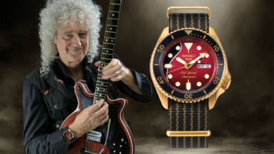 Seiko 5 Sports Brian May Limited Edition Gold colored SRPH80K1 1