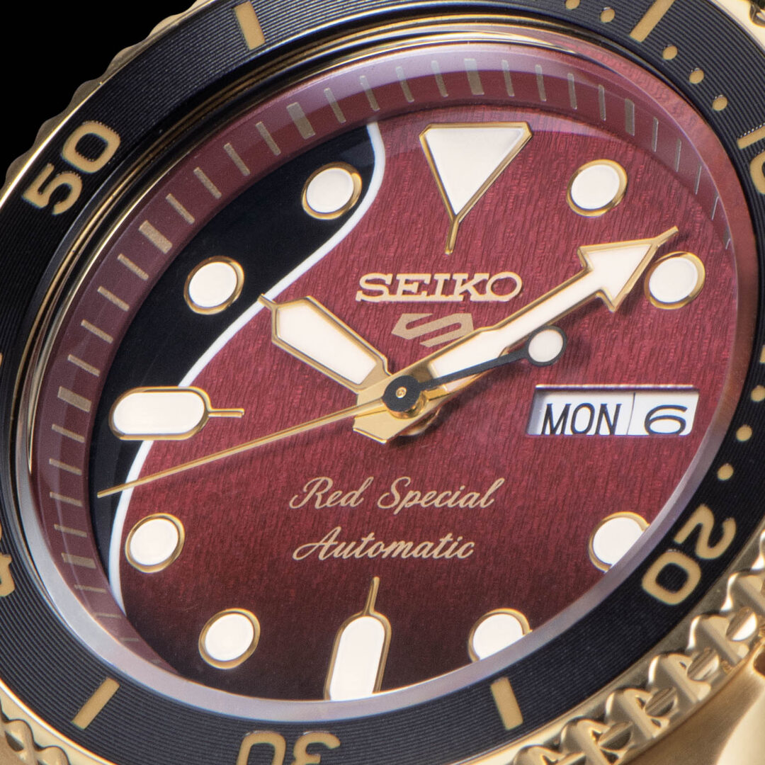 Seiko 5 Sports Brian May Limited Edition Gold colored SRPH80K1 7
