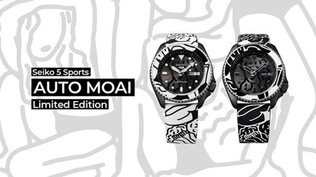 Seiko 5 Sports Auto Moai Limited Edition