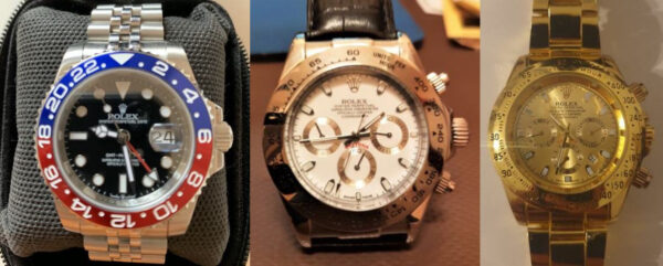 Rolex satovi se najčešće krivotvore, no nisu zaboravljeni niti Omega, Tag Heuer, Breitling i brojni ostali proizvođaći luksuznih satova