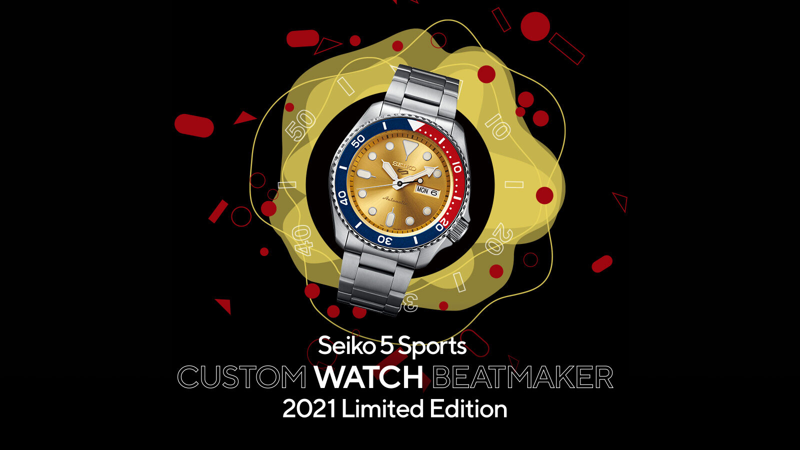 The winning watch from the CUSTOM WATCH BEATMAKER campaign joins the Seiko  5 Sports collection | Tilia Speculum